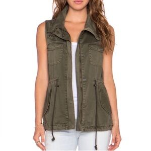 Velvet by Graham & Spencer Khaki Sleeveless Vest